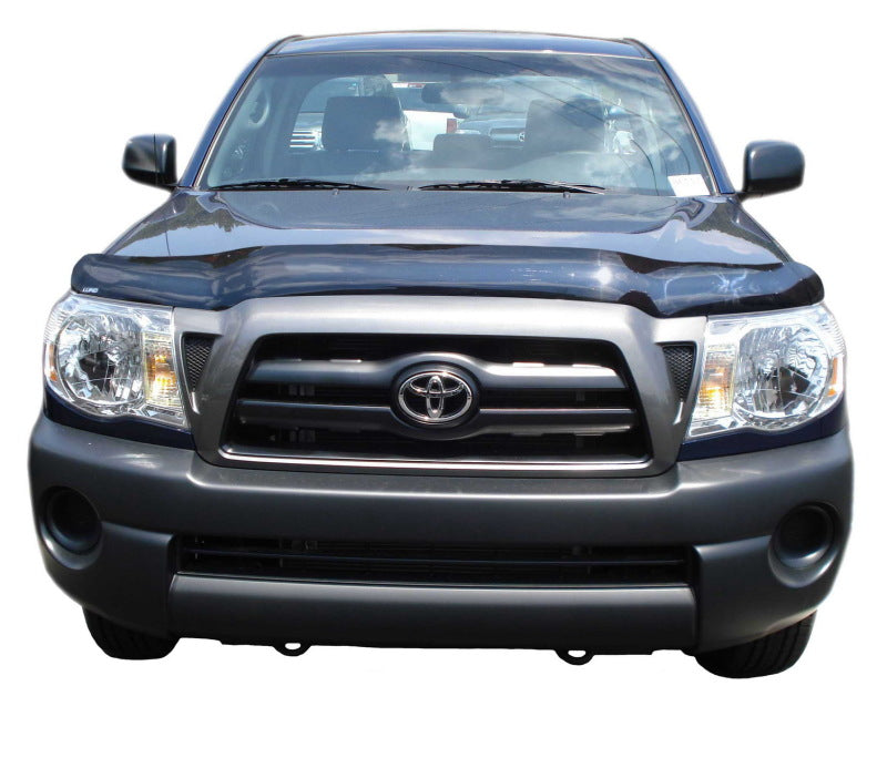 AVS 05-11 Toyota Tacoma High Profile Bugflector II Hood Shield - Smoke