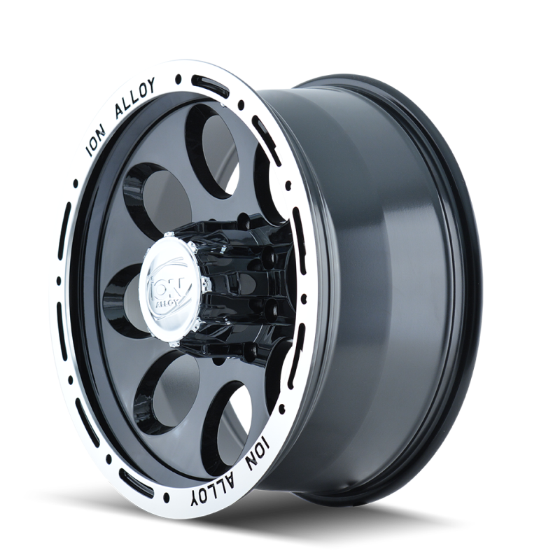 ION Type 174 15x10 / 5x127 BP / -38mm Offset / 83.82mm Hub Black/Machined Wheel