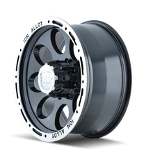 Load image into Gallery viewer, ION Type 174 15x10 / 5x127 BP / -38mm Offset / 83.82mm Hub Black/Machined Wheel