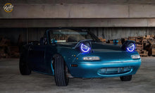 Load image into Gallery viewer, Oracle Pre-Installed Lights 7 IN. Sealed Beam - Blue Halo