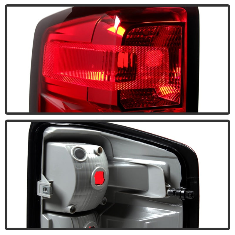 Xtune Chevy Silverado 2014-2016 Driver Side Tail Lights - OEM Left ALT-JH-CS14-OE-L