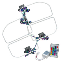 Load image into Gallery viewer, Oracle Ford F250/350 11-16 Halo Kit (Square Ring Design) - w/ Simple Controller