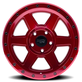 Dirty Life 9315 Compound 17x9 / 6x139.7 BP / -38mm Offset / 106mm Hub Crimson Candy Red Wheel