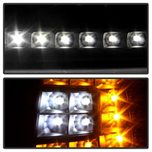 Load image into Gallery viewer, xTune Ford F150 97-03 Crystal Headlights w/ Clear LED Corners Black HD-ON-FF15097-LED-SET-BK