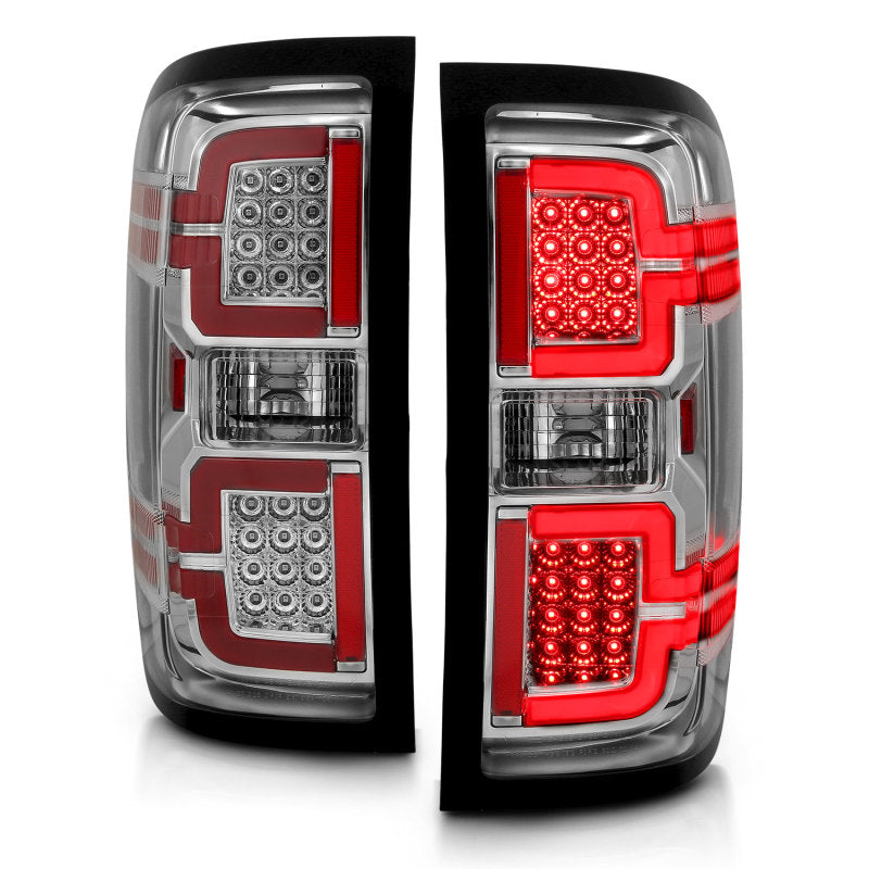 ANZO 2014-2018 Chevy Silverado 1500 LED Taillights Chrome