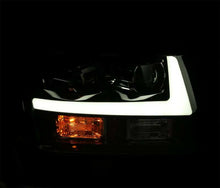 Load image into Gallery viewer, AlphaRex 07-13 Chevy Tahoe PRO-Series Projector Headlights Plank Style Gloss Blk w/Activation Light