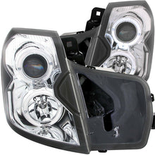 Load image into Gallery viewer, ANZO 2003-2007 Cadillac Cts Projector Headlights w/ Halo Chrome