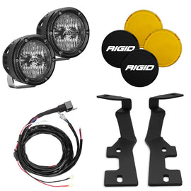 Rigid Industries 2019+ Dodge RAM 1500/TRX A-Pillar Light Kit (Incl. 4In 360-Series Drive) - Underdog Motorsports