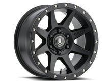 Load image into Gallery viewer, ICON Rebound Pro 17x8.5 6x135 6mm Offset 5in BS 87.1mm Bore Satin Black Wheel