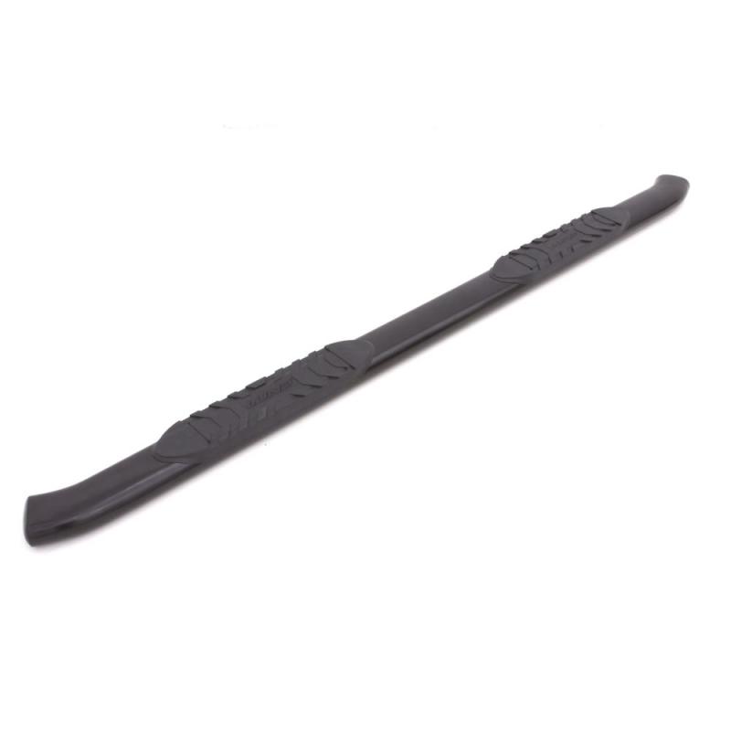 Lund 05-17 Toyota Tacoma Access Cab 4in. Oval Curved Steel Nerf Bars - Black