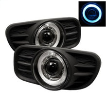 Load image into Gallery viewer, Spyder Jeep Grand Cherokee 99-04 Halo Projector Fog Lights w/Switch Clear FL-P-JGC99-HL