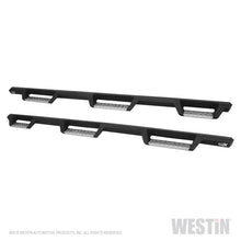 Load image into Gallery viewer, Westin/HDX 07-18 Chevrolet Silverado 1500 Crew (5.5ft) (Excl Classic) Drop WTW Nerf Step Bars - Blk