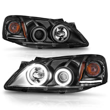 Load image into Gallery viewer, ANZO 2005-2010 Pontiac G6 Projector Headlights w/ Halo Black (CCFL)