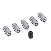 Load image into Gallery viewer, Rugged Ridge Wheel Lock Nut Set 5 Nuts w/Key Chrome M14-1.5