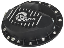 Load image into Gallery viewer, aFe Power Pro Series Rear Differential Cover Black w/ Machined Fins 99-13 GM Trucks (GM 9.5-14)