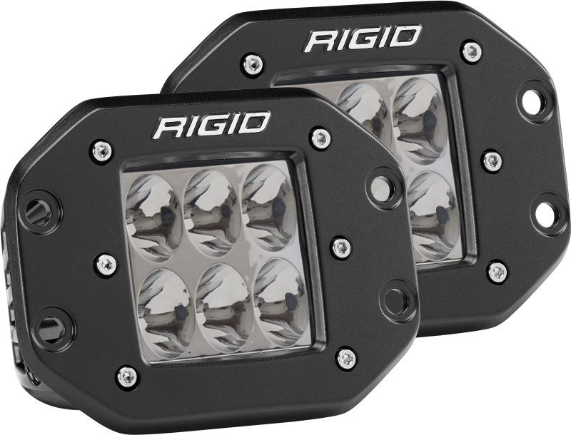 Rigid Industries D2 - Flush Mount - Driving Pair - Underdog Motorsports