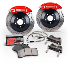Load image into Gallery viewer, StopTech 08-13 Toyota Land Cruiser Rear BBK w/ Black ST-41 Calipers Slotted 380X32 Rotors
