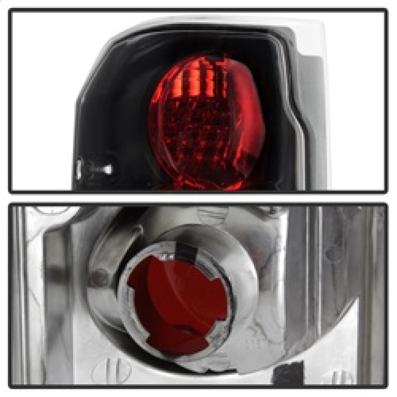 Spyder Ford F150 87-96/Ford Bronco 88-96 Euro Style Tail Lights Black ALT-YD-FF15089-BK