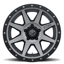 Load image into Gallery viewer, ICON Rebound 17x8.5 5x5.5 0mm Offset 4.75in BS 77.9mm Bore Titanium Wheel