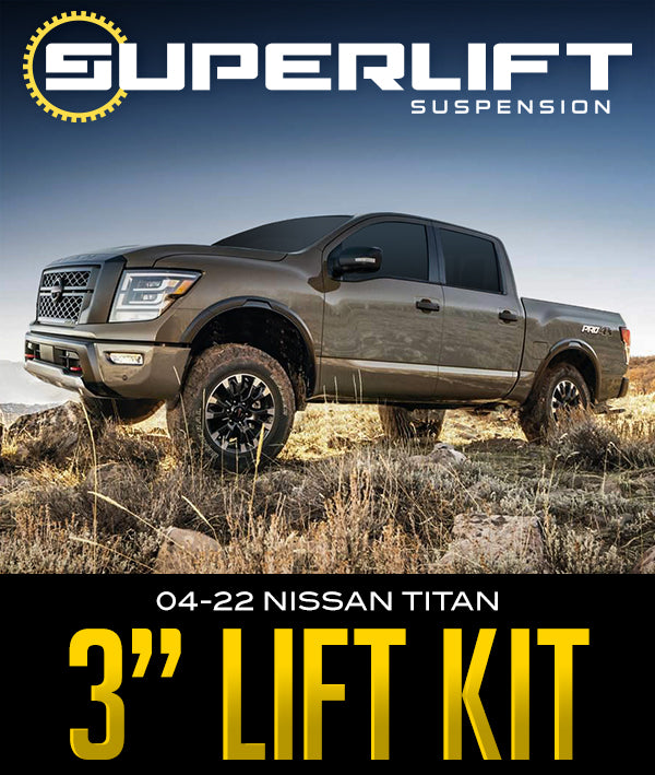 Superlift 04-22 Nissan Titan 2WD/4WD 3in Lift Kit
