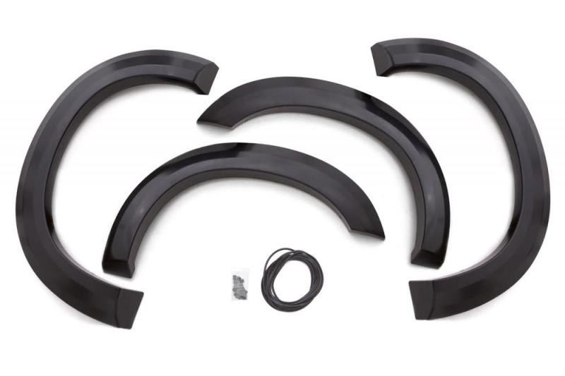 Lund 07-13 GMC Sierra 1500 Ex-Extrawide Style Textured Elite Series Fender Flares - Black (4 Pc.)