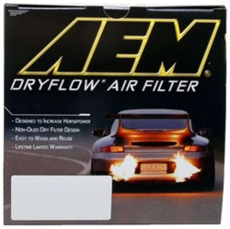 AEM 02-09 Chevy Trailblazer 5.813in OD x 3.375in Flange ID x 7.25in H Replacement DryFlow Air Filter
