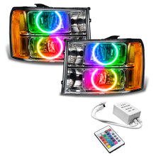 Load image into Gallery viewer, Oracle 07-13 GMC Sierra SMD HL - Round Ring Design - ColorSHIFT w/ Simple Controller