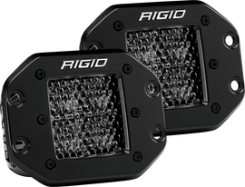 Rigid Industries D Series PRO Midnight Edition - Spot - Diffused - Pair - Underdog Motorsports