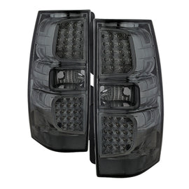 xTune Chevy Suburban/GMC Yukon/Yukon Denali 07-14 LED Tail Lights Smoked ALT-JH-CSUB07-LED-G2-SM