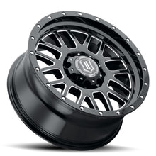 Load image into Gallery viewer, ICON Alpha 20x9 8x6.5in 19mm Offset 5.75in BS Gloss Black Milled Spokes Wheel