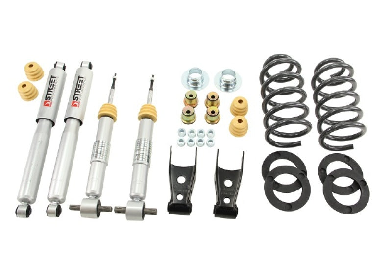 Belltech LOWERING KIT 14+ Chevy Silverado (Std Cab) 2WD 1-2in Front/ 2-3in Rear w/ Street Shocks