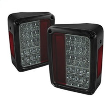 Load image into Gallery viewer, Spyder Jeep Wrangler 07-15 LED Tail Lights Smoke ALT-YD-JWA07-LED-SM