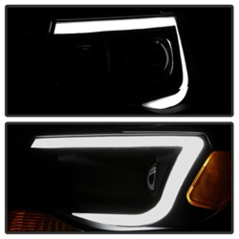 xTune Chevy Colorado 15-17 Halogen Only Projector Headlights - Black Smoked PRO-JH-CCO04-LBDRL-BSM