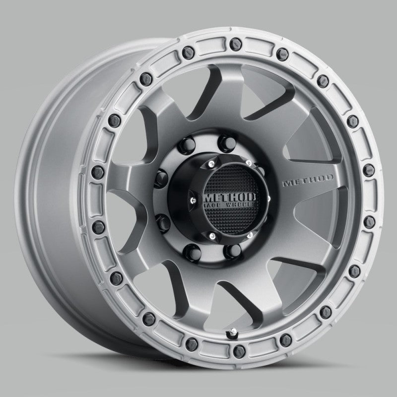 Method MR317 18x9 +18mm Offset 8x170 130.81mm CB Matte Titanium Wheel