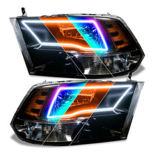 Load image into Gallery viewer, Oracle 09-18 Dodge Ram Switchback Quad Headlight Halo Kit - RGB+A + w/ 2.0 Controller SEE WARRANTY