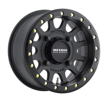 Load image into Gallery viewer, Method MR401 UTV Beadlock 14x7 / 4+3/13mm Offset / 4x136 / 106mm CB Matte Black Wheel