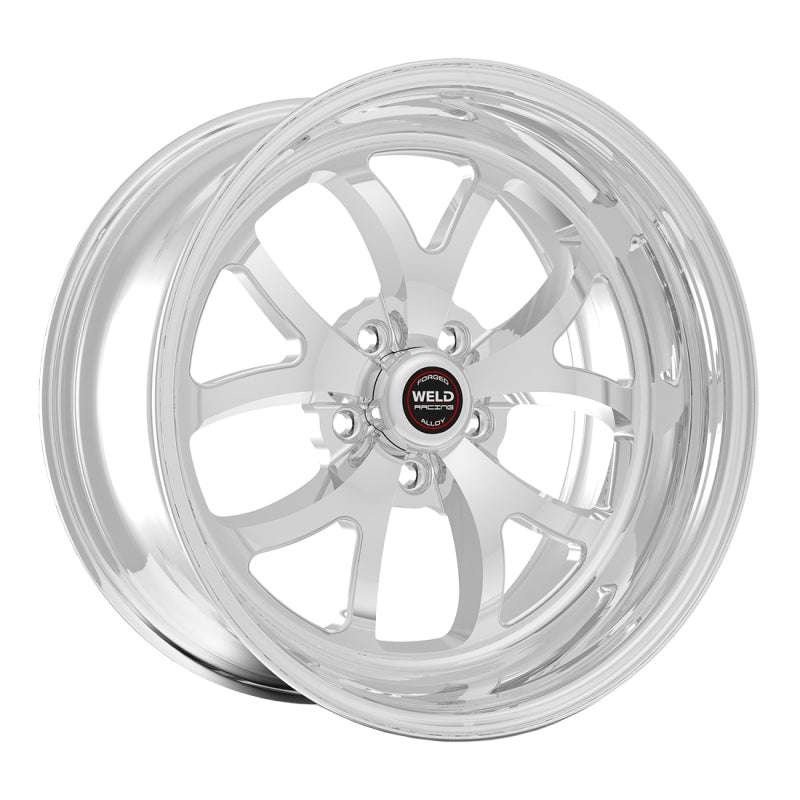 Weld S76 18x5 / 5x115 BP / 1.6in. BS Polished Wheel - Non-Beadlock