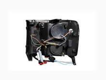 Load image into Gallery viewer, ANZO 2007-2013 GMC Sierra 1500 Projector Headlights w/ Halo Black