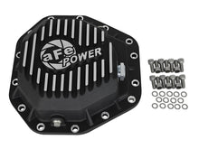 Load image into Gallery viewer, aFe Power Pro Series Rear Differential Cover Black w/Machined Fins 17-19 Ford Diesel Trucks V8-6.7L