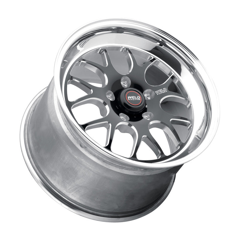 Weld S77 20x9 / 5x5in BP / 5.8in. BS Black Wheel (High Pad) - Non-Beadlock