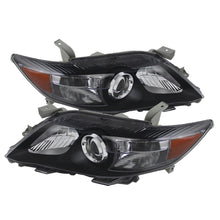 Load image into Gallery viewer, Xtune Toyota Camry 10-11 ( USa Built/Nal ) Amber Projector Headlights Black HD-JH-TCAM10-AM-BK