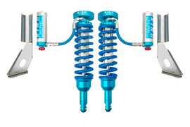 King Shocks front 2.5 coilover remote reservoir shocks w/ adjusters (Pair) for 2010+ Toyota FJ Cruiser & 4Runner, perfect for enhancing your ride quality with premium 4runner coilover shocks.