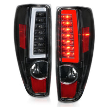 Load image into Gallery viewer, ANZO 2004-2012 Chevrolet Colorado/ GMC Canyon LED Tail Lights w/ Light Bar Black Housing