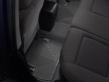 Load image into Gallery viewer, WeatherTech 07+ Toyota Tundra Rear Rubber Mats - Black