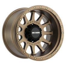 Load image into Gallery viewer, Method MR605 NV 20x12 -52mm Offset 8x170 124.9mm CB Method Bronze Wheel