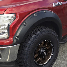 Load image into Gallery viewer, Bushwacker 18-20 Ford F-150 (Excl Models w/Tech Pkg) Pocket Style Flares 4pc - Agate Black Met