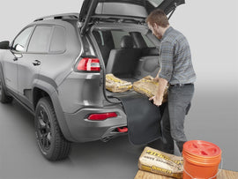 WeatherTech 2022+ Jeep Grand Wagoneer Cargo Liner - Black (w/ Bumper Protector)