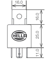 Load image into Gallery viewer, Hella Relay Mini Iso Alt 4 Pole 24V Spst Bkt