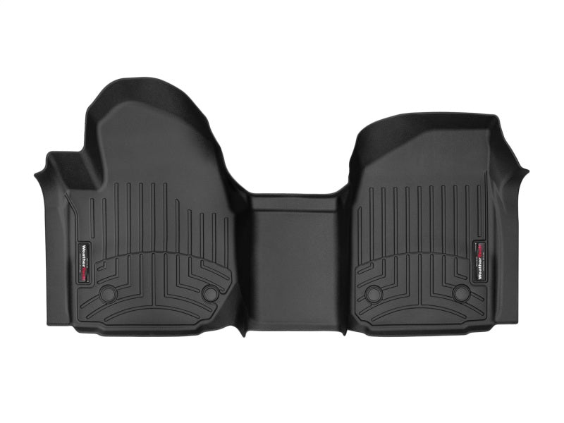 WeatherTech 2019+ Chevrolet Silverado 1500 / GMC Sierra (Regular Cab) Front Vinyl FloorLiner - Black