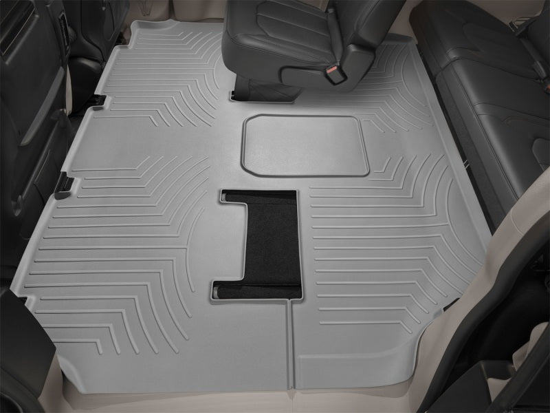 WeatherTech 2018+ Ford Expedition MAX Rear FloorLiner - Grey (Works w/2nd Row Bucket Seats)